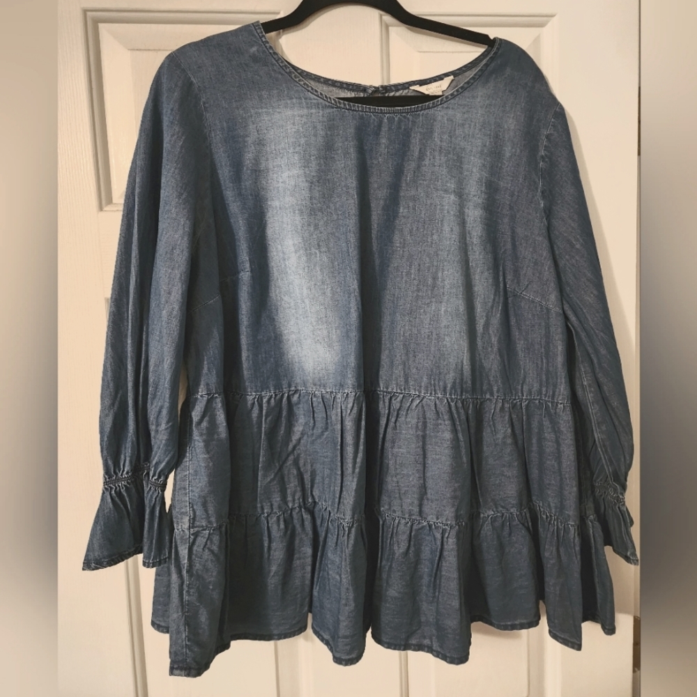 Blue Jean Blouse